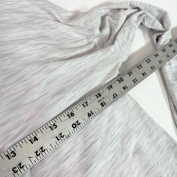 Lululemon Long Sleeve Shirt Womens 8 Gray Keyhole Open Back Pullover - Picture 4 of 7